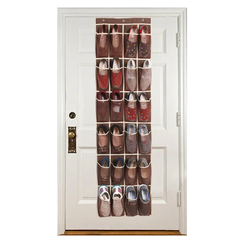 24-Grid Non-Woven Fabric Hanging Storage Bag