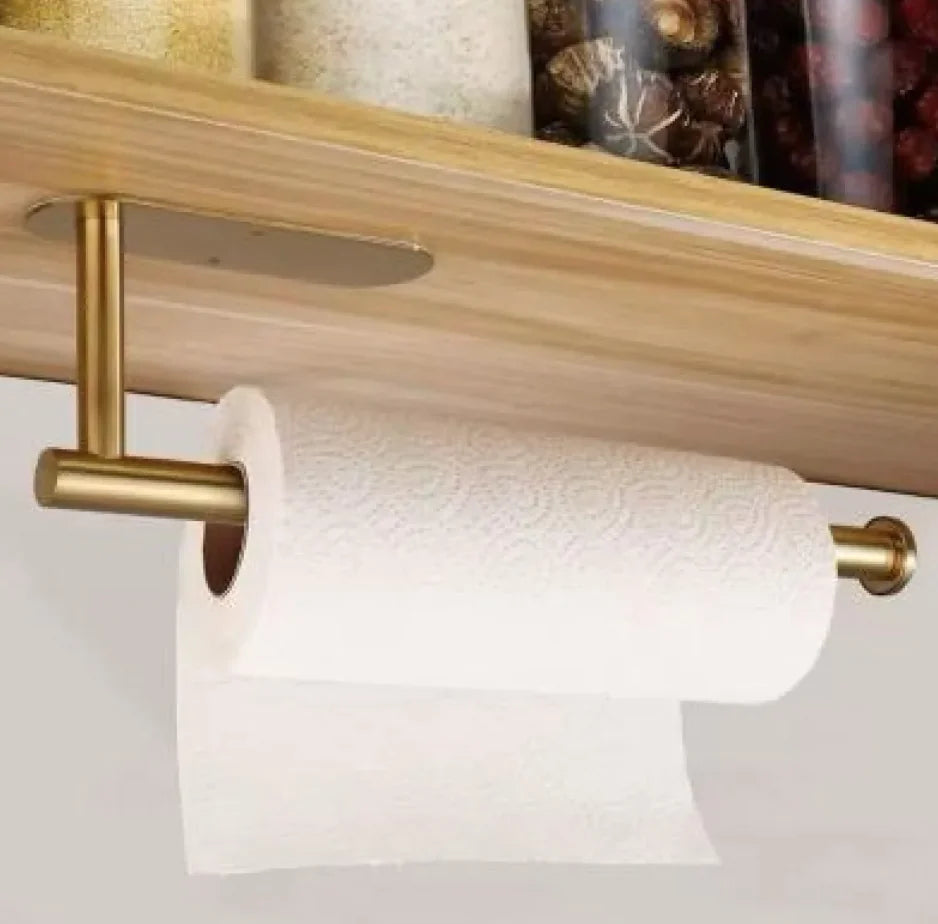 Black Stainless Steel Paper Towel Rack
